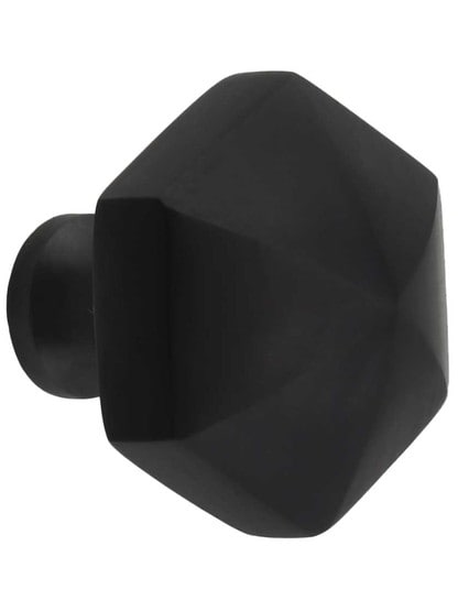 Solid Brass Hexagonal Knob - 1 1/4inch Diameter.